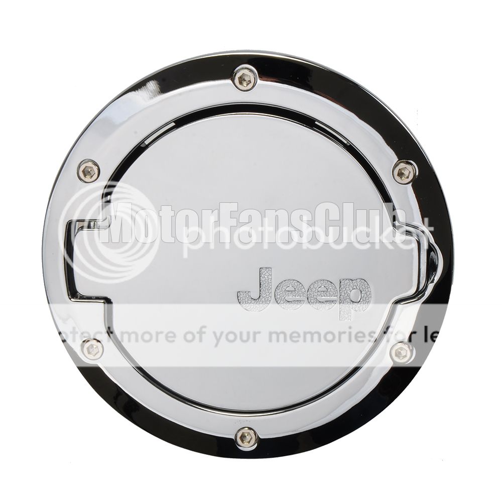 US STOCK Fuel Filler Cover Gas Tank Cap For Jeep Wrangler JK 2/4 Door