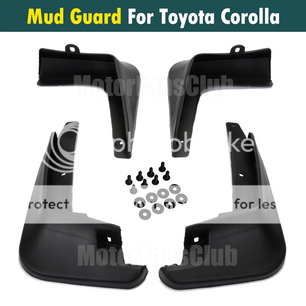 Mud Splash Flap Guard Fender For Toyota Corolla Sedan Mudguards 2014