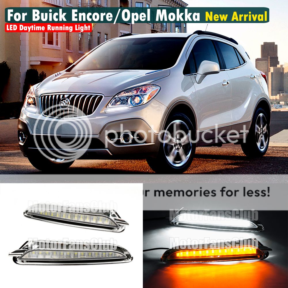 LED Daytime Running Light For Buick Encore Opel Mokka DRL 2013 2014 2015 Signal eBay