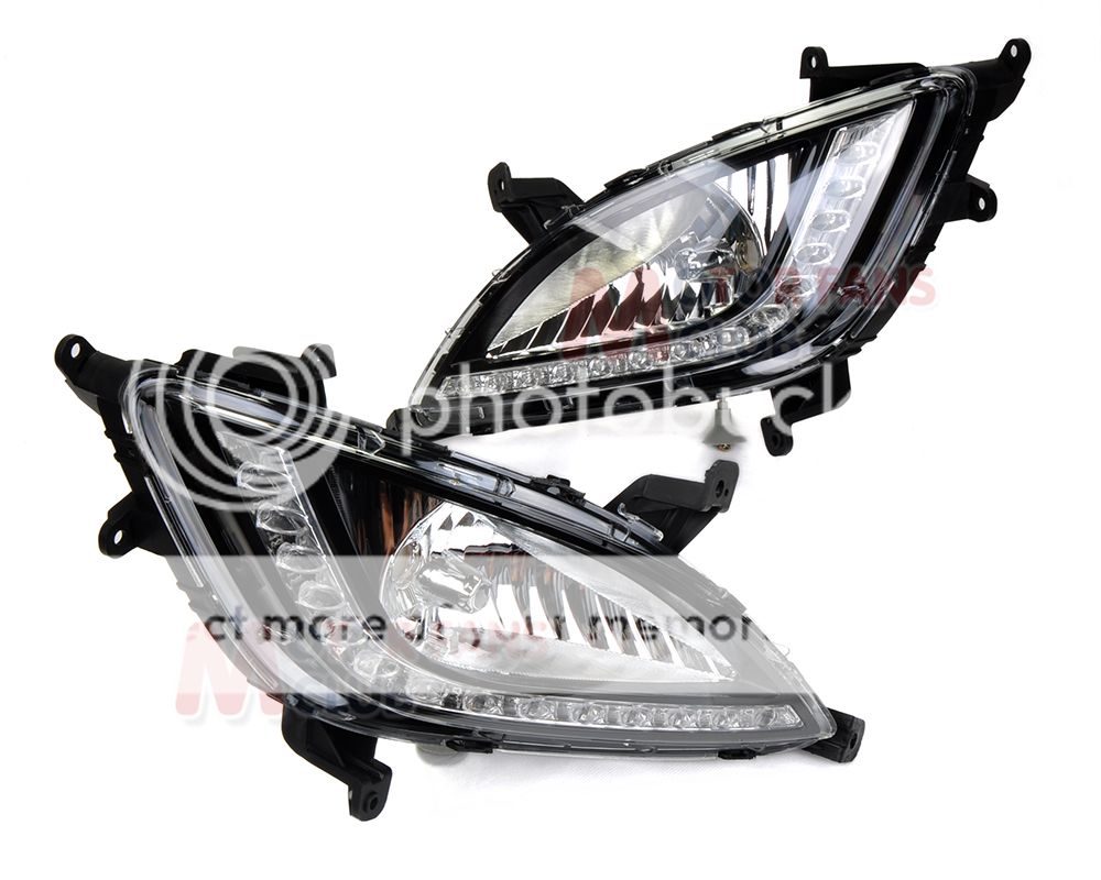New Led Daytime Running Light For Hyundai I20 Fog Lamp Drl