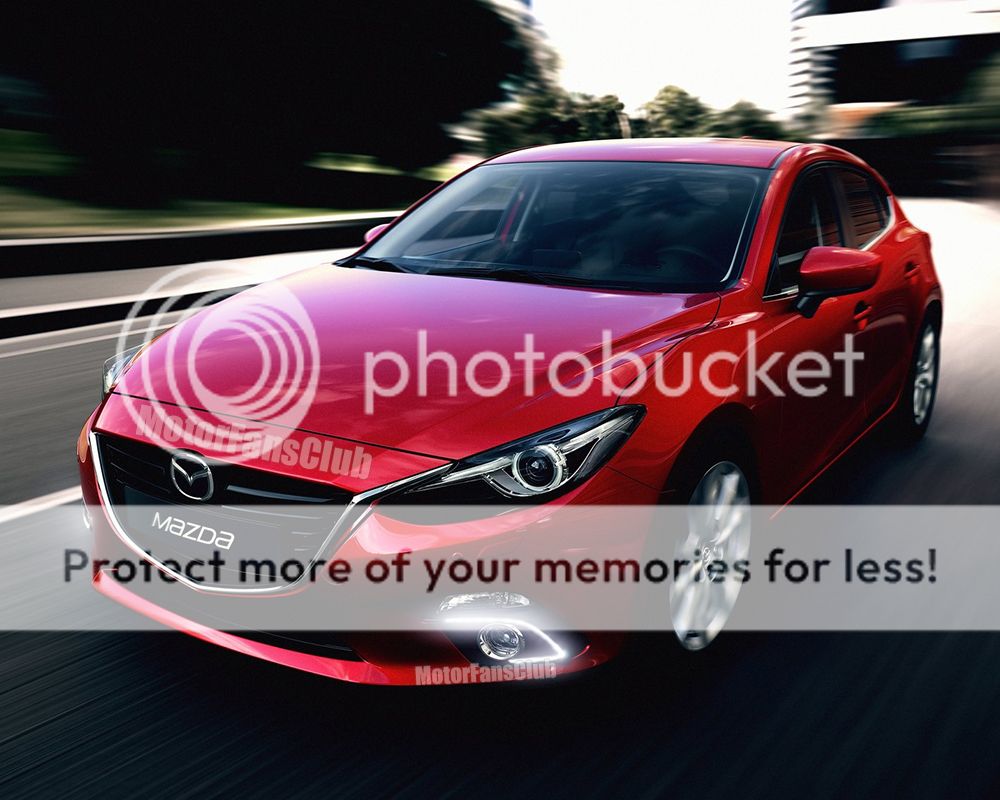 LED Daytime Running Light For Mazda 3 Axela Fog Lamp Mazda3 DRL Light