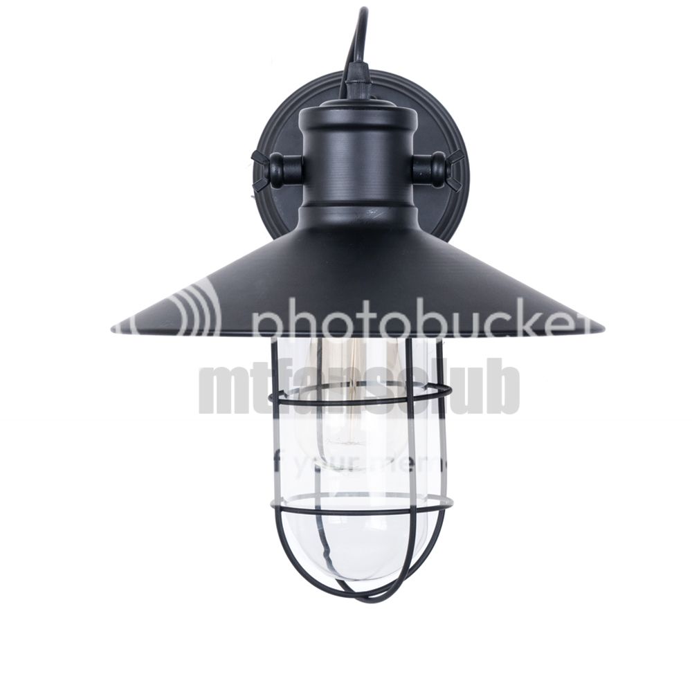 Vintage Wall Lamp Shade Industrial Pendant Ceiling Light Metal Handmade Bulb E27 eBay
