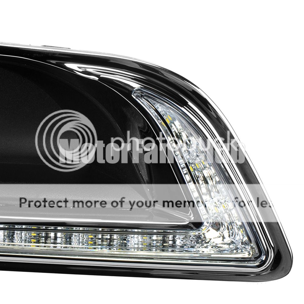 Fog Lamp Light Led Drl Kit For Chevy Malibu Wiring Relay